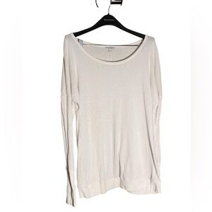 Liz Lange For Target White Ribbed Maternity Long Sleeve Sweater Size XXL